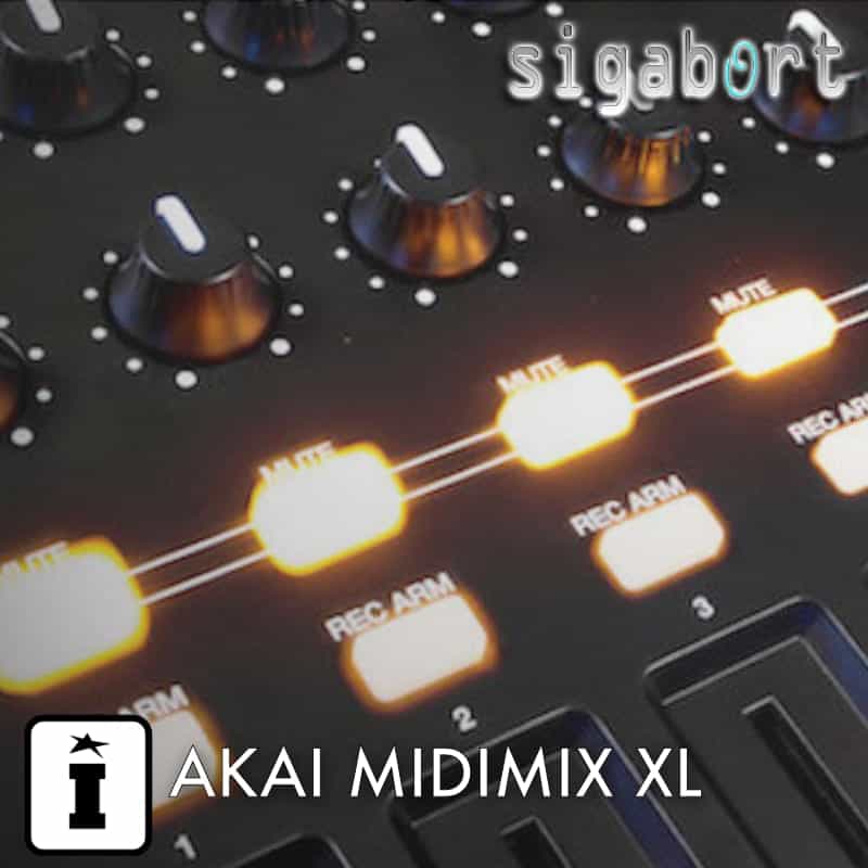 AKAI MIDIMIX XL by Sigabort Ableton Control Surface Script
