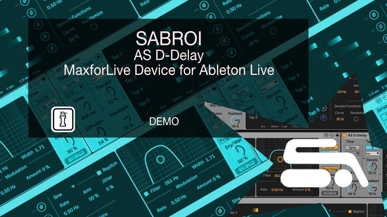 AS D-Delay MaxforLive Device for Ableton Live by SABROI