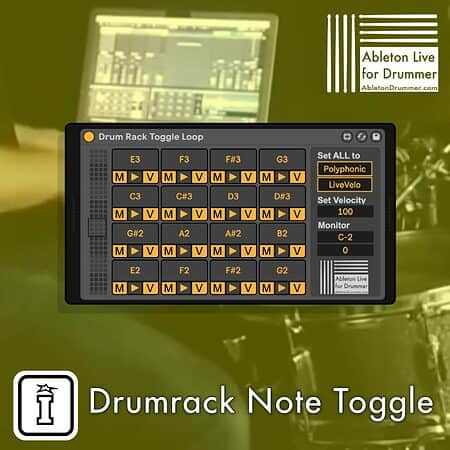 Drumrack Note Toggle