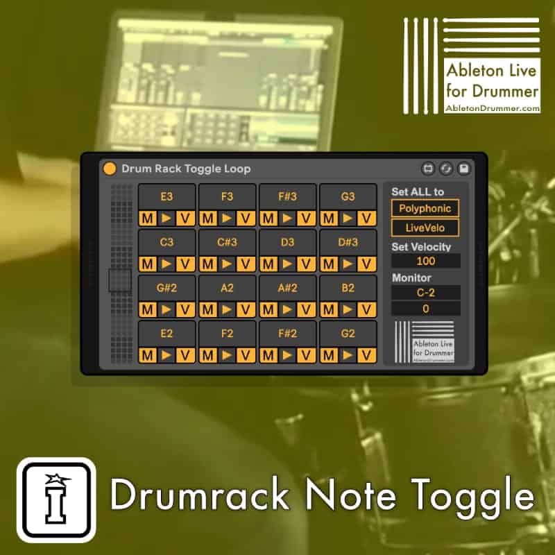 Drumrack Note Toggle