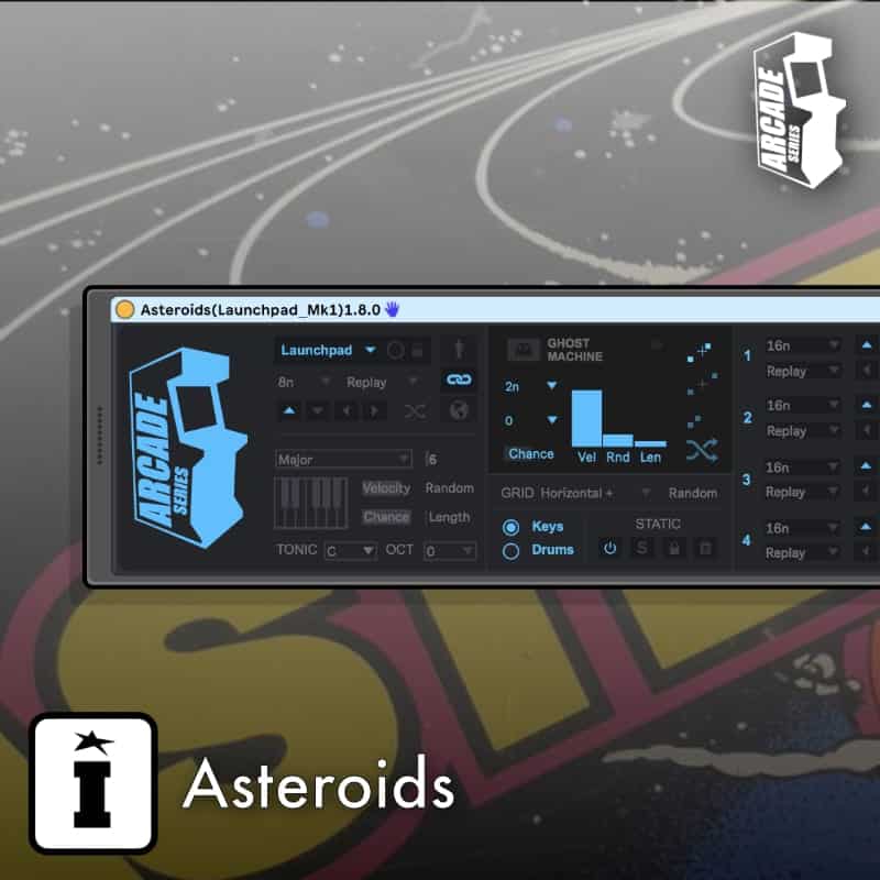 Asteroids by Mark Towers