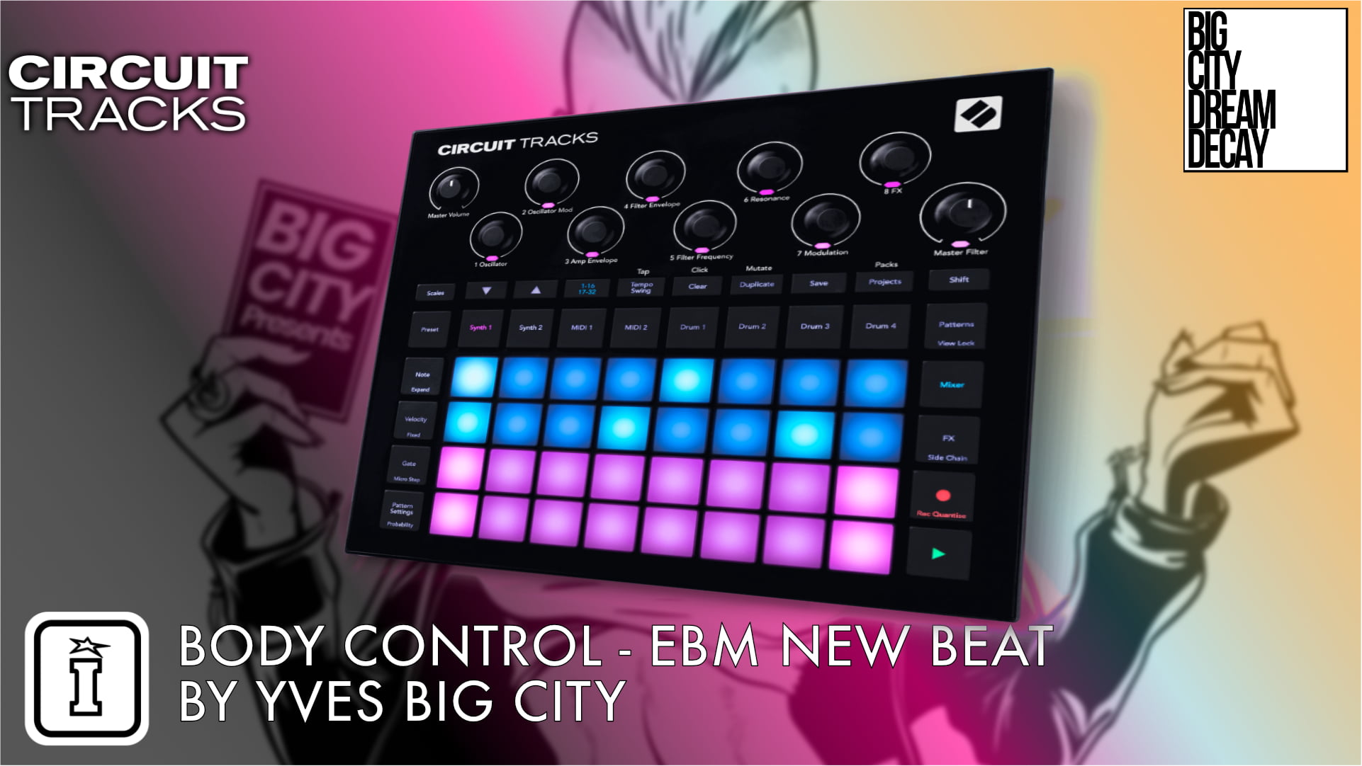 BODY CONTROL - EBM NEW BEAT NOVATION CIRCUIT TRACKS PACK BY YVES BIG CITY