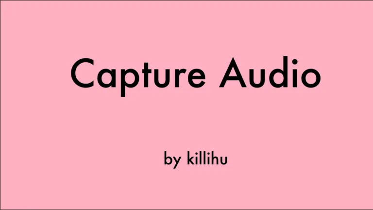 capture audio youtube thumbnail