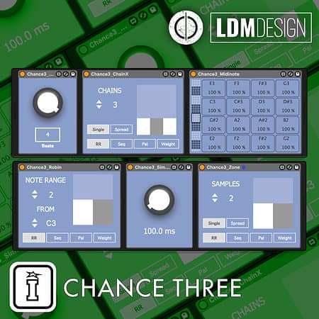 Chance THREE MaxforLive MIDI Devices for Ableton Live by LDM Design