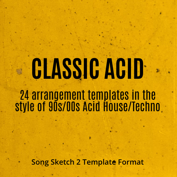Classic Acid Expansion Pack for Song Sketch 2 - MaxforLive Device for Ableton Live by XY Studio Tools