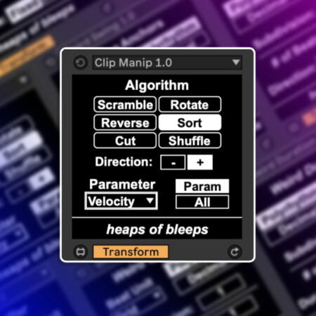 Heap MIDI Tools One MaxforLive MIDI Tools for Ableton Live 12 by Heaps of Bleeps