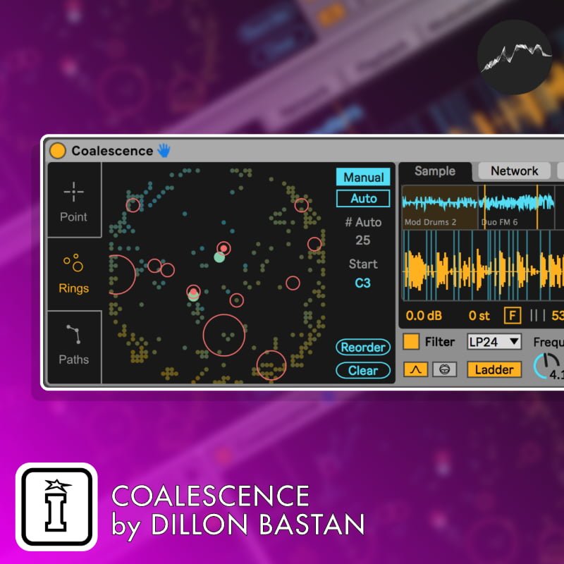 Coalescence MaxforLive Instrument for Ableton Live by Dillon Bastan