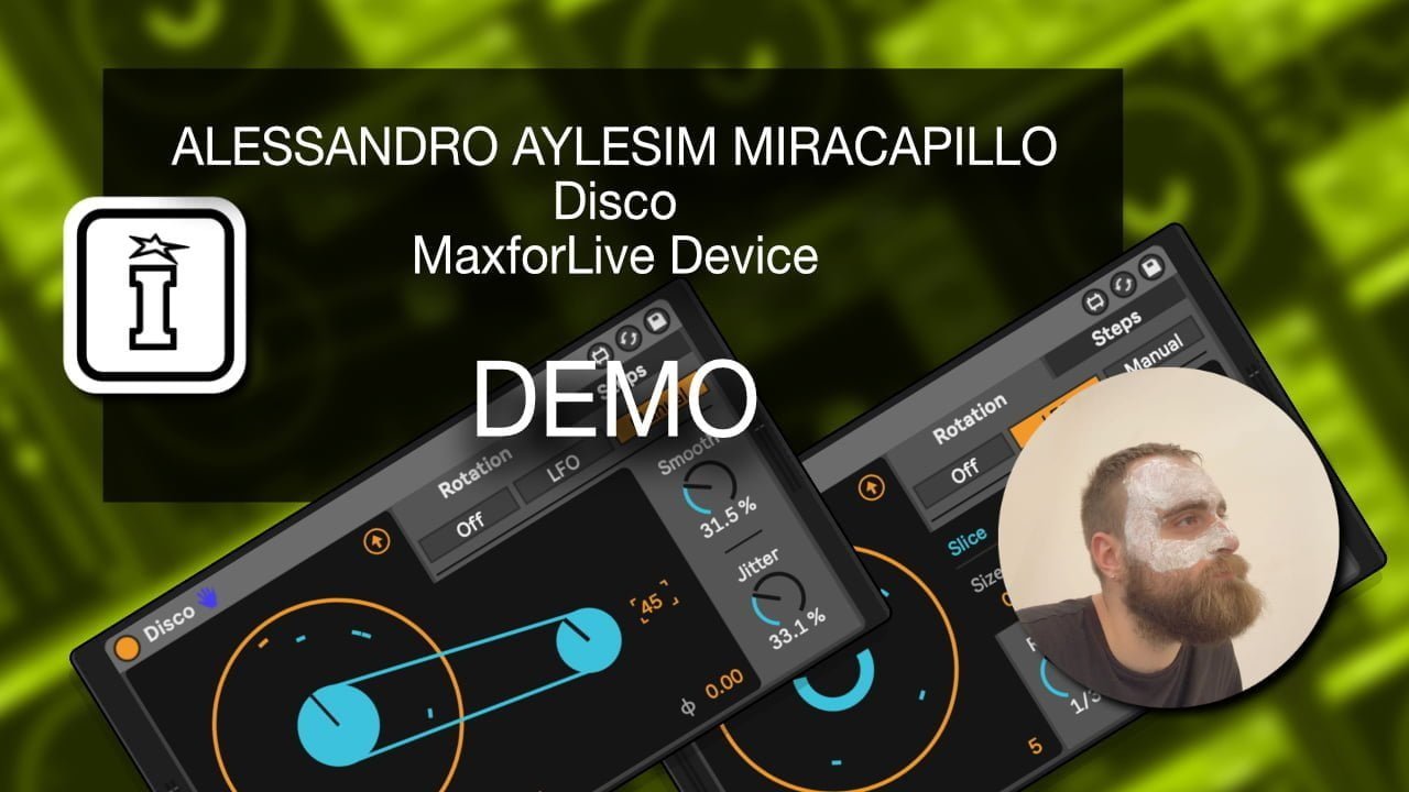 Disco MaxforLive device for Ableton Live by Allessandro Miracapillo