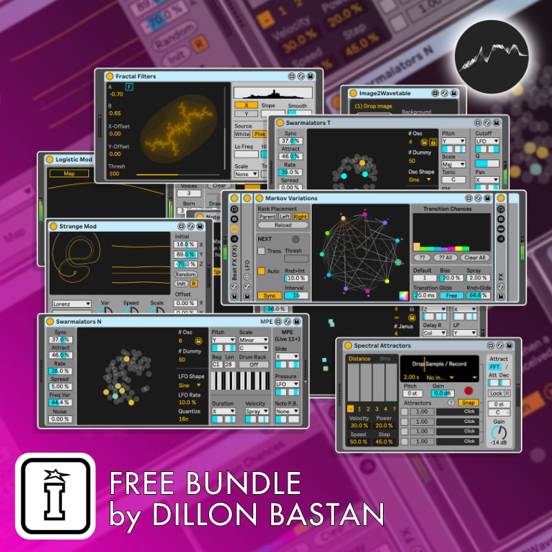 Dillon Bastans Free Bundle of MaxforLive Devices for Ableton Live
