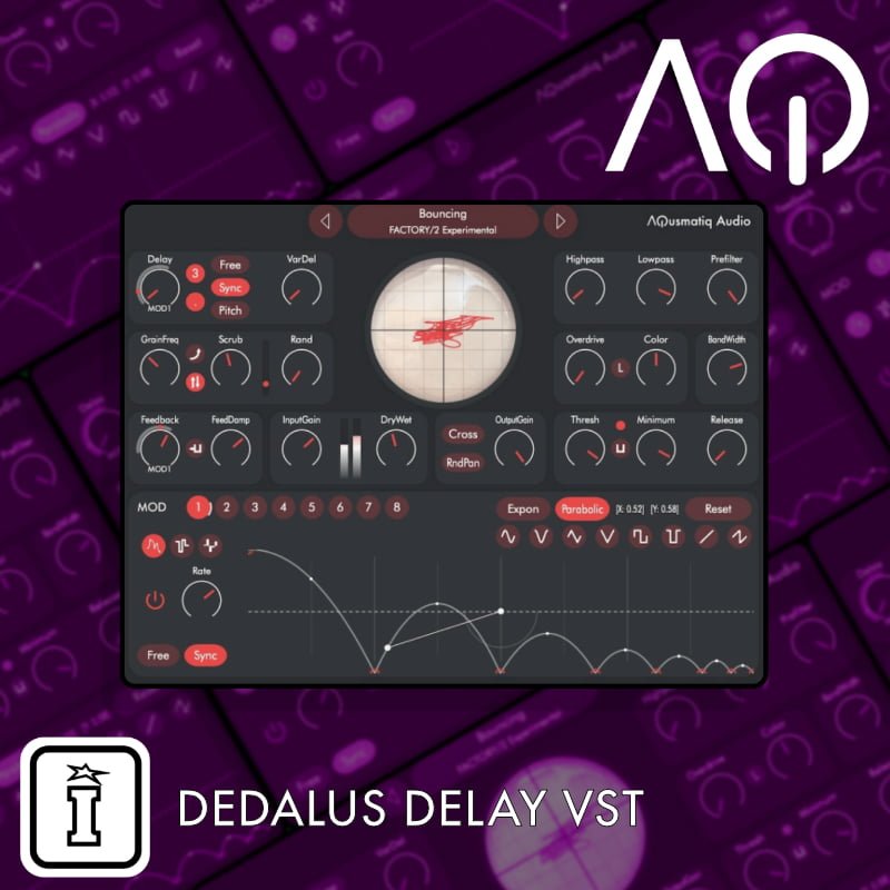 Dedalus Delay VST by Aqusmatiq Audio