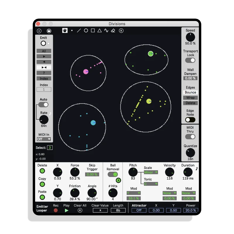 Divisions MaxforLive MIDI Device for Ableton Live by DILLON BASTAN