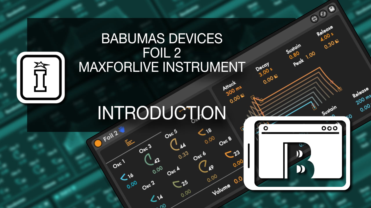 Foil 2 MaxforLive Device for Ableton Live by Babumas Devices
