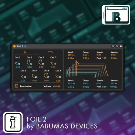 Foil 2 MaxforLive Device for Ableton Live by Babumas Devices