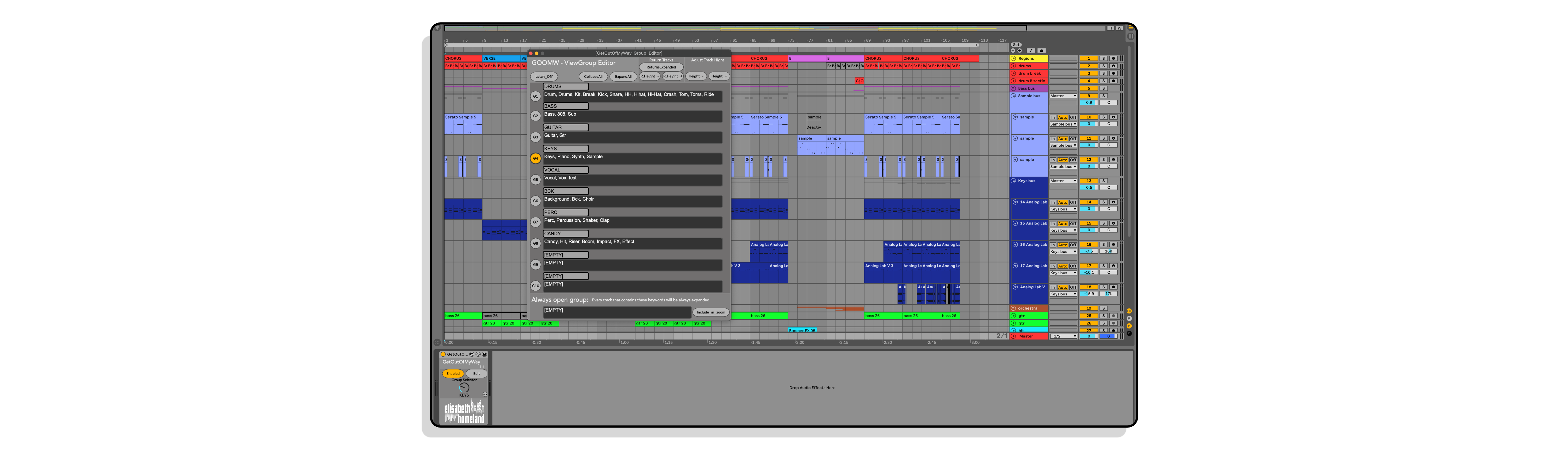 Get Out of my Way MaxforLive Device for Ableton Live by Elisabeth Homeland