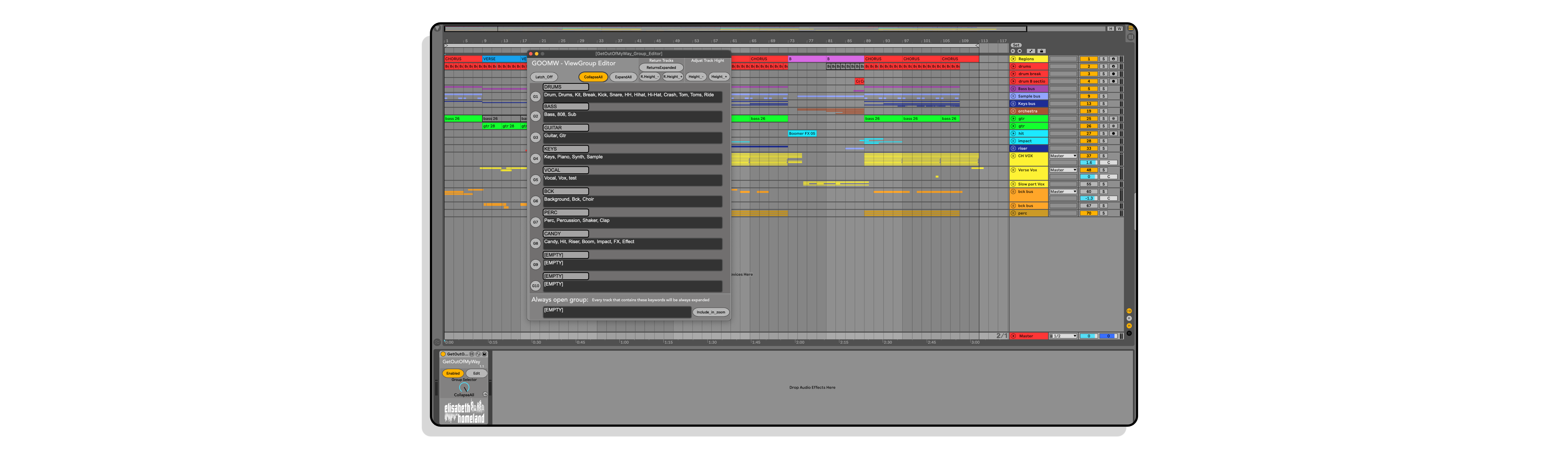 Get Out of my Way MaxforLive Device for Ableton Live by Elisabeth Homeland