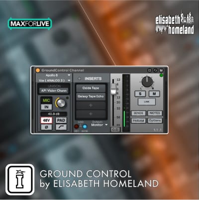 GROUND CONTROL MaxforLive Device for Ableton Live by Elisabeth Homeland