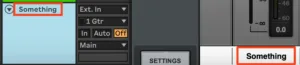 Audio settings interface with controls and labels.