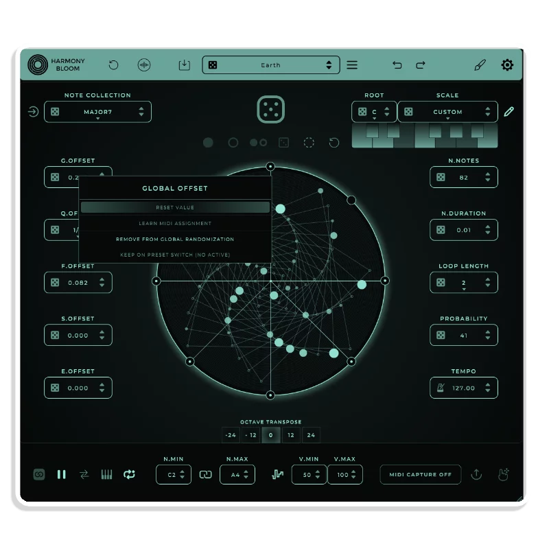 Harmony Bloom VST by Mario Nieto
