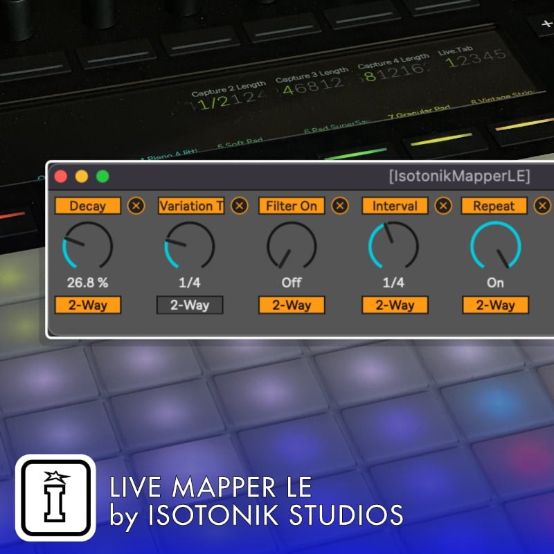 Isotonik Live Mapper LE Maxforlive Device for Ableton Live