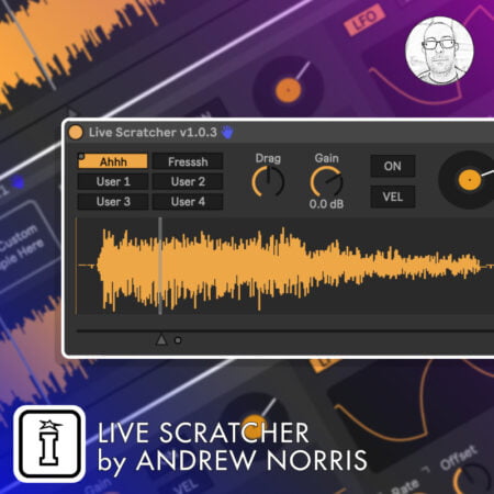 Live Scratcher MaxforLive Device for Ableton Live by Andrew Norris