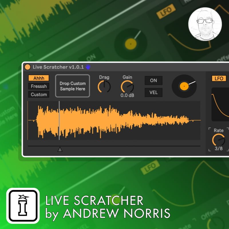 Live Scratcher MaxforLive Device for Ableton Live by Andrew Norris