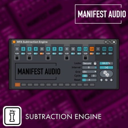 Subtraction Engine MaxforLive MIDI Device for Ableton Live by Manifest Audio