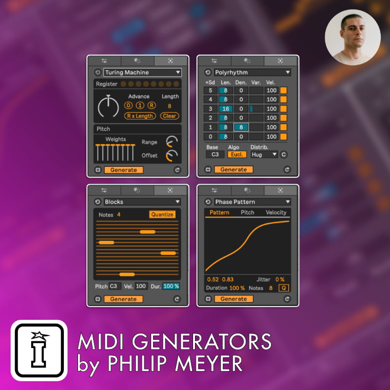 MIDI Generators Bundle for Ableton Live 12 by Philip Meyer