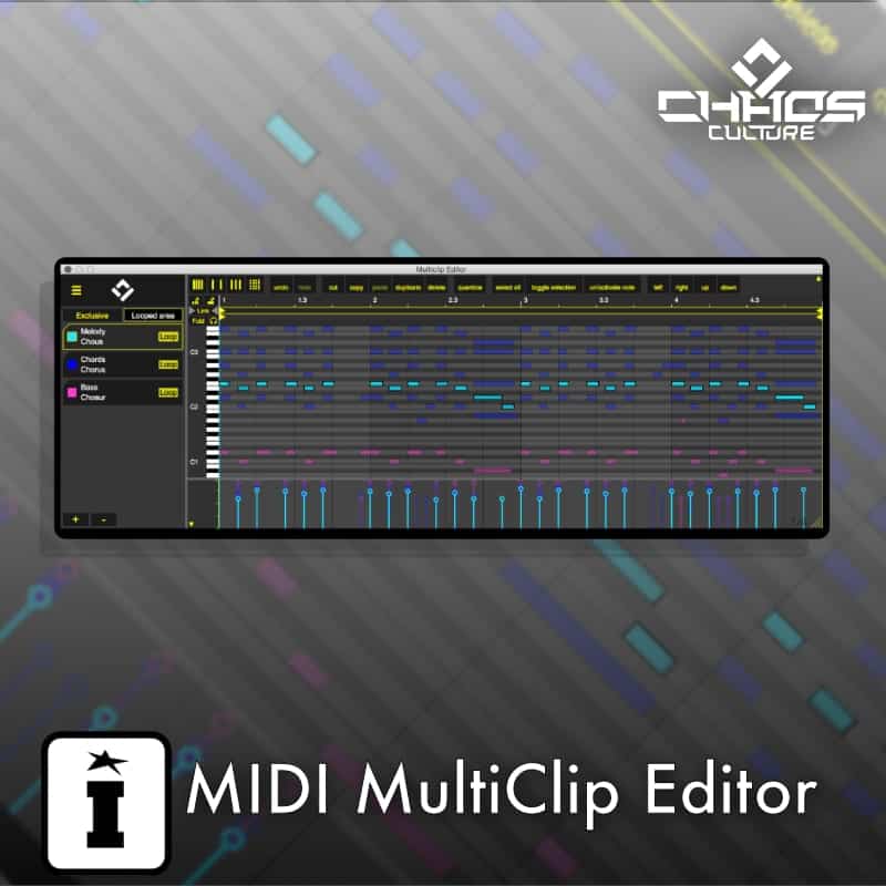 MIDI Multiclip Editor MaxforLive MIDI Device