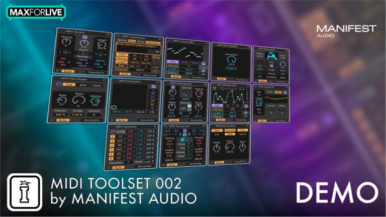 midi toolset 002 by manifest audio