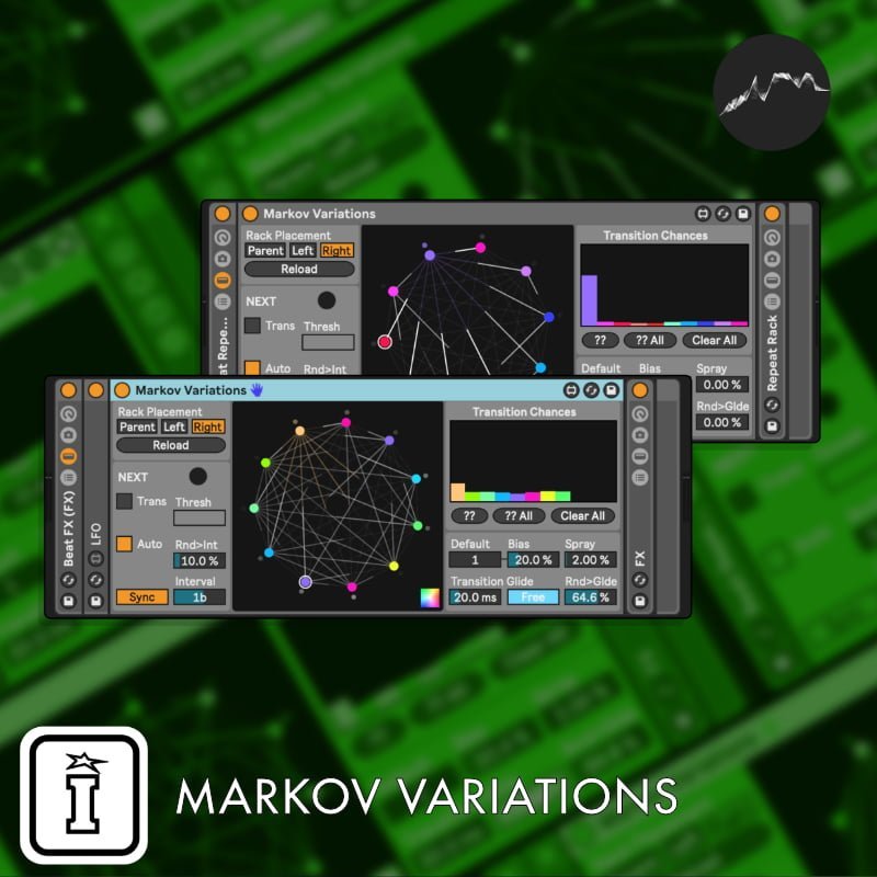 Markov Variations MaxforLive device for Ableton Live by Dillon Bastan