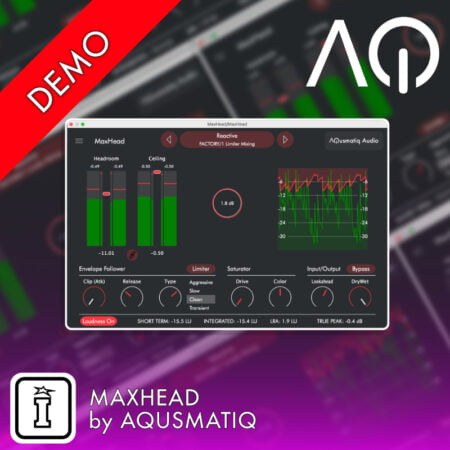 Maxhead Demo VST by Aqusmatiq Audio