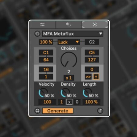 MIDI Toolset 001 MaxforLive MIDI Tools for Ableton Live 12 by Manifest Audio