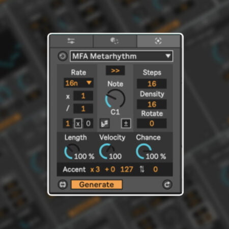 MIDI Toolset 001 MaxforLive MIDI Tools for Ableton Live 12 by Manifest Audio