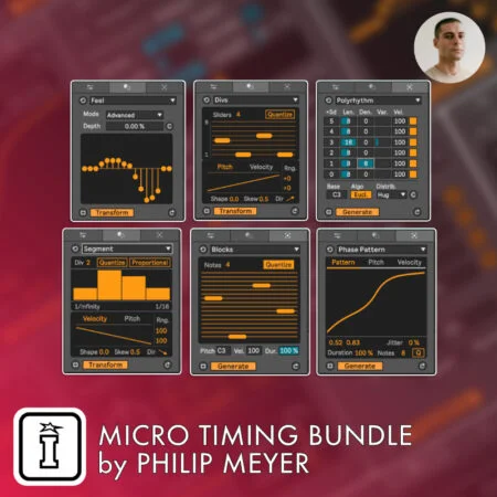 Microtiming Bundle Ableton Live MIDI Tools by Philip Meyer