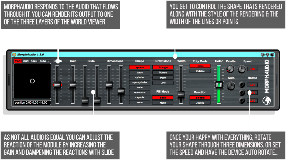 Morph Audio Advanced Infographic
