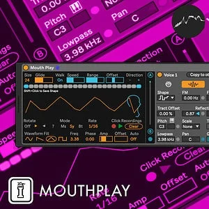 Mouthplay MaxforLive Audio Device for Ableton Live by Dillon Bastan