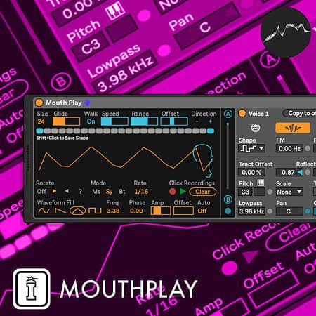 Mouthplay MaxforLive Audio Device for Ableton Live by Dillon Bastan