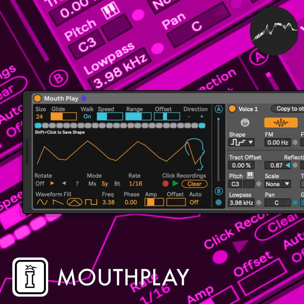Mouthplay MaxforLive Audio Device for Ableton Live by Dillon Bastan