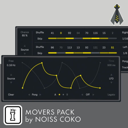 Movers TWO MaxforLive Devices for Ableton Live by NOISS COKO