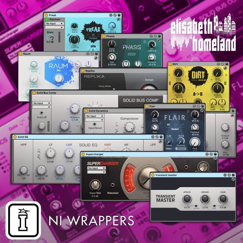Native Instruments Wrappers MaxforLive Devices by Elisabeth Homeland