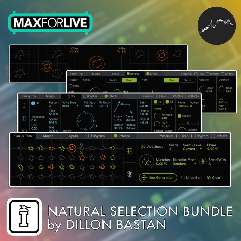 Natural Selection Bundle MaxforLive Devices for Ableton Live by DILLON BASTAN