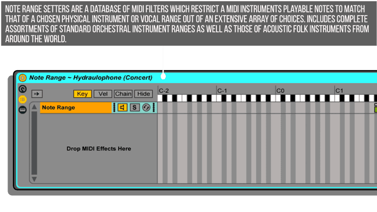 Note Range Setters | Ableton Live Packs | PerforModule | Isotonik Studios