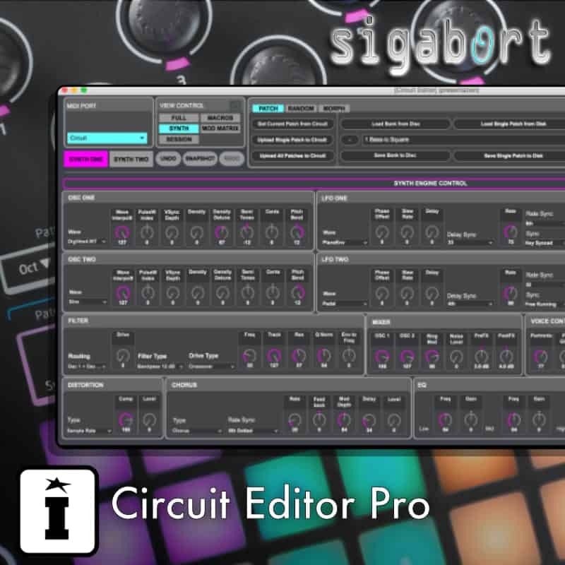 Novation Circuit Editor Pro