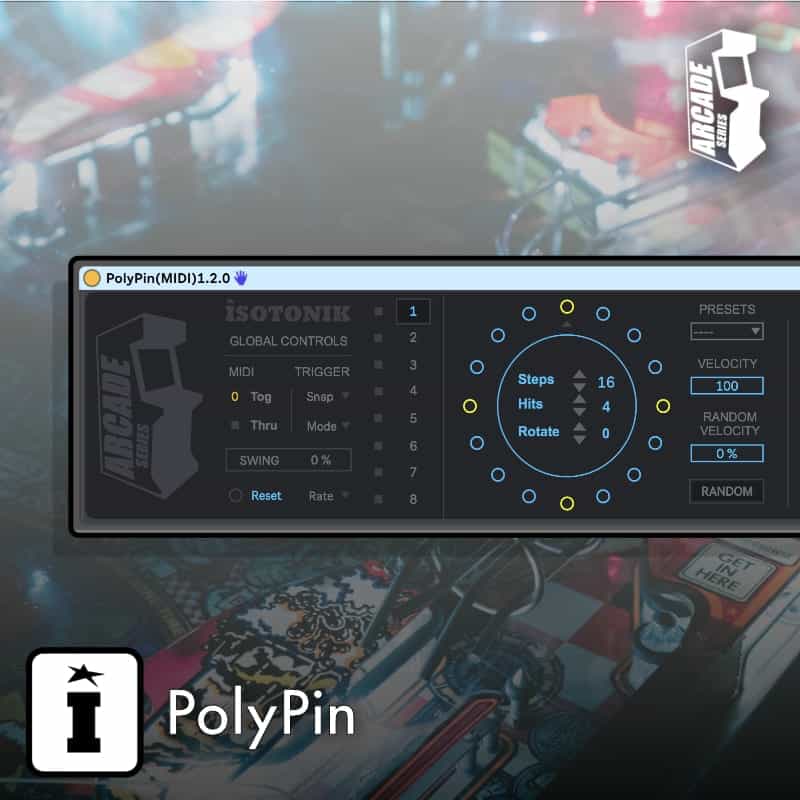 PolyPin MaxforLive MIDI Sequencer