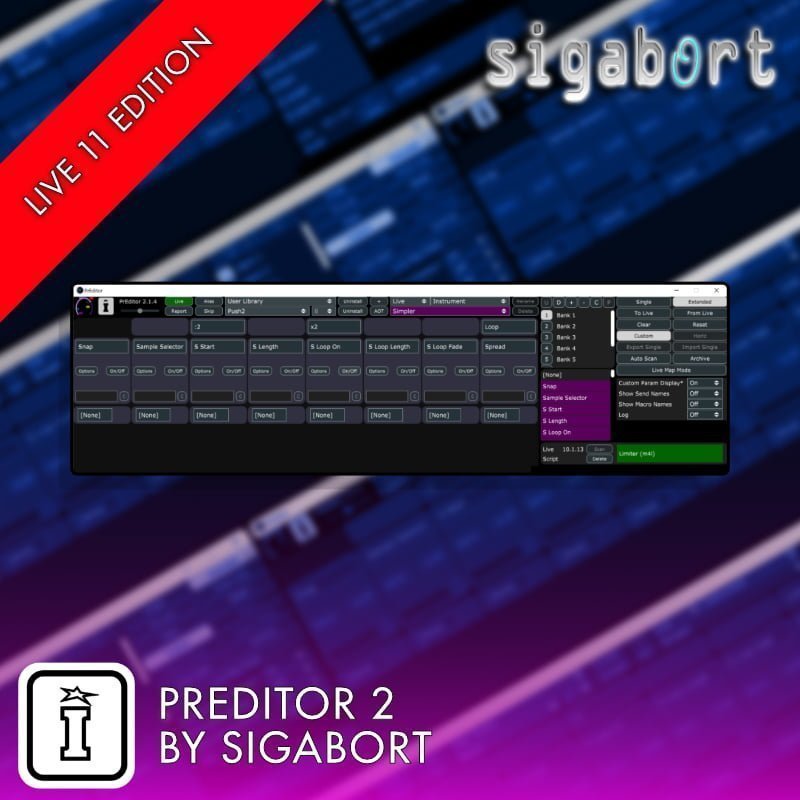 PrEditor 2 Ableton Live 11 Mapping Utility by Sigabort
