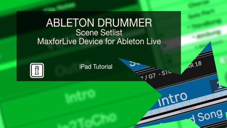 Scene Setlist by Ableton Drummer