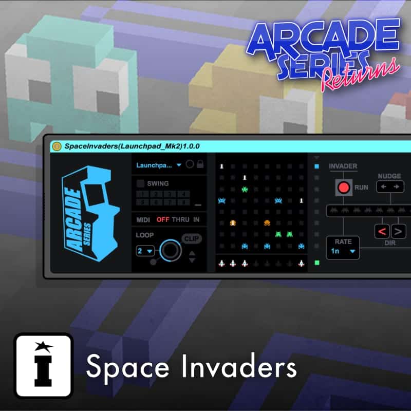 Space Invaders MaxforLive MIDI Sequencer