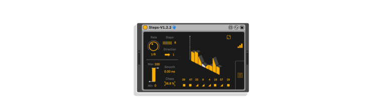 Steps 1.2 MaxforLive Device for Ableton Live by Rainbow Circuit