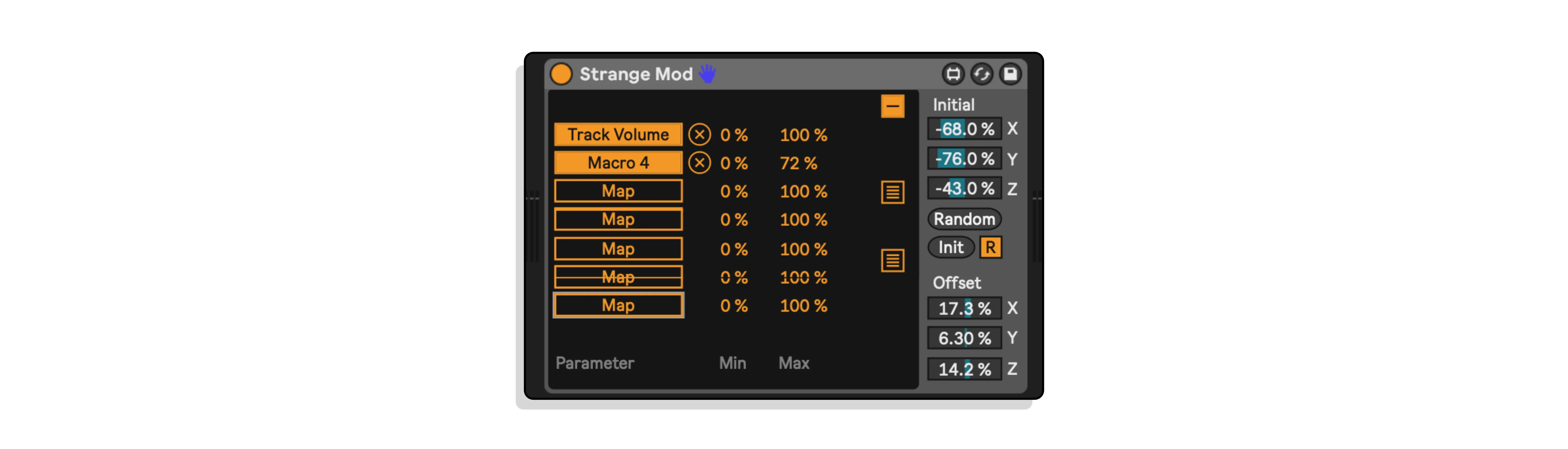 Strange Mod MaxforLive Device for Ableton Live by Dillon Bastan