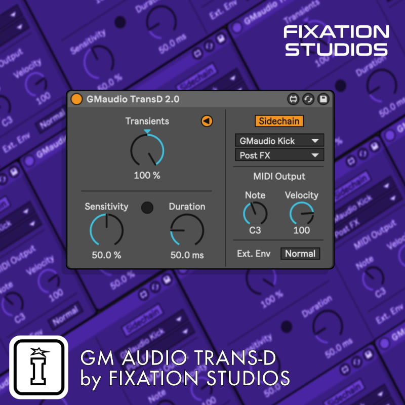 GM Audio Trans-D MaxforLive Device for Ableton Live by Fixation Studios